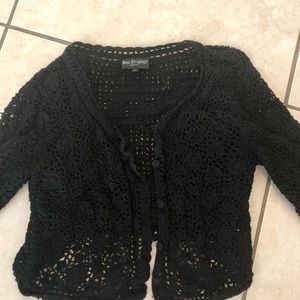 Black crop sweater!